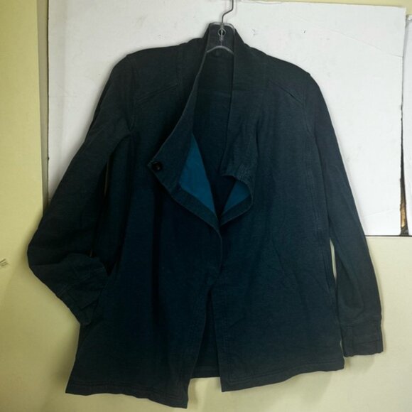 Lululemon Coast Wrap II Stretch Cotton Pockets French Terry Jacket Thumbholes 6 - Picture 9 of 16